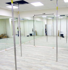 Зеркало в танцевальный зал 1800 1400 мм. ( 180 х 140 см)