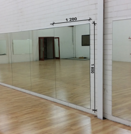 Зеркала в тренажерный зал 1800 1200 мм. ( 180 х 120 см)