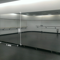 Зеркало в хореографический зал 1800 1600 мм. ( 180 х 160 см)