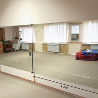 Зеркало в танцевальный зал 2200 1600 мм. ( 220 х 160 см)